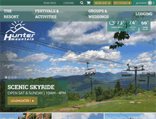 Tablet Screenshot of huntermtn.com